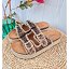 Sandalias Chocolate Brillo
